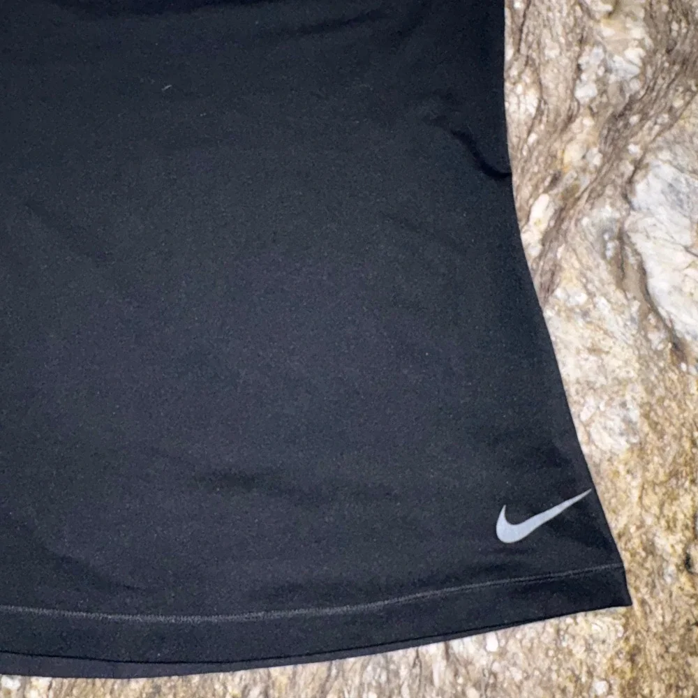 Nike Tank Top Womens M Black Dri-FIT Mesh Racerback Athletic Nike